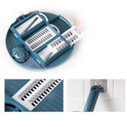 12-in-1 multi-function cutting set with stainless steel blades and compact storage design