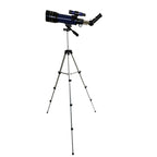 Beginner refractor telescope 70mm aperture with aluminum tripod and accessories