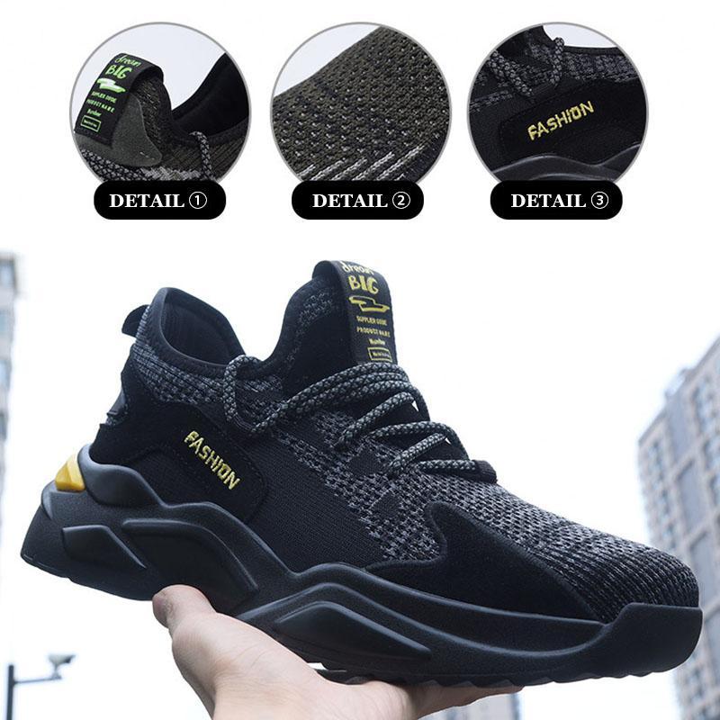 Safety work shoes anti-smash anti-puncture non-slip lightweight unisex