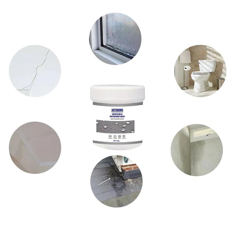 Waterproof rubber paste transparent sealant for all surfaces permanent leak repair