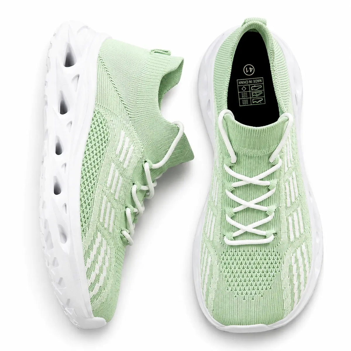 Walking sneakers wide toe box orthopedic flexible sole lace-up, available in 6 colours