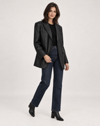 Oversized Blazer Women Longline Single Button | Faye