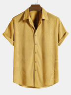 Women's short-sleeve matching set lightweight breathable two-piece shirt and pants