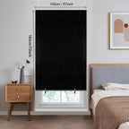 Portable blackout curtains cordless thermal insulated for bedroom and travel