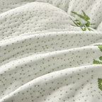 Mattress topper king size bamboo cooling quilted with back support