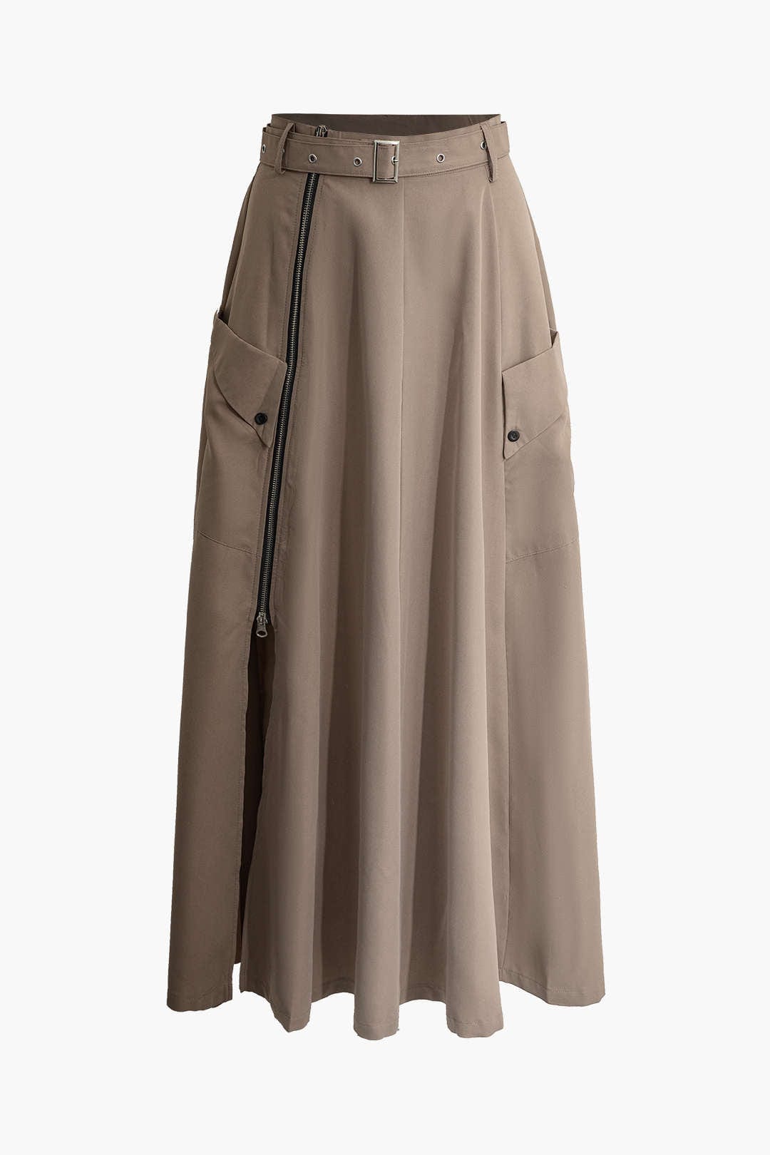 Women's two-piece set crop top and maxi skirt casual summer outfit