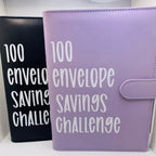 100-Day Challenge Binder A5 goal tracker and progress planner in multiple colors