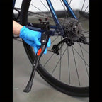 Adjustable bike kickstand aluminum side stand stable parking, height adjustable