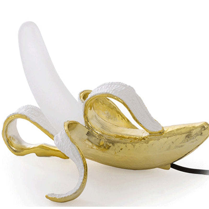 Banana table lamp creative LED resin desk light for bedroom or kids room