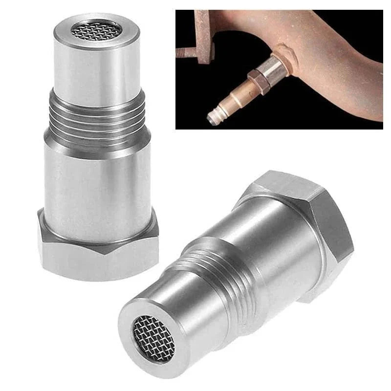 O2 sensor adapter check engine light eliminator M18x1.5 stainless steel