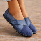 Women's orthopedic slip-on shoes with arch support and wide fit, pain relief