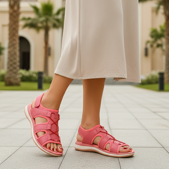 Women's orthopedic sandals in summer comfort breathable support