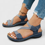 Women arch support sandals podiatrist designed with 3-arch sole