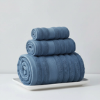 Cotton towel set 100% cotton soft terry absorbent 3-piece bath towels