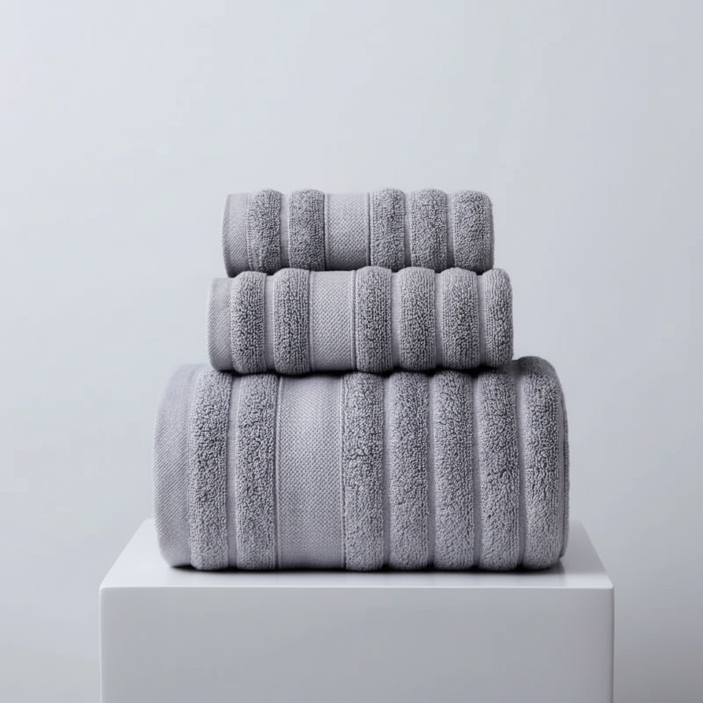 Cotton towel set 100% cotton soft terry absorbent 3-piece bath towels