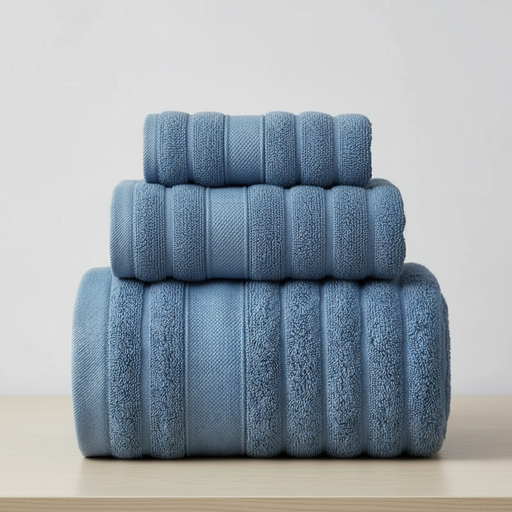 Cotton towel set 100% cotton soft terry absorbent 3-piece bath towels