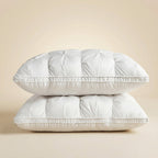 Down pillow 100% goose down breathable cotton cover 48x74cm shape-retaining