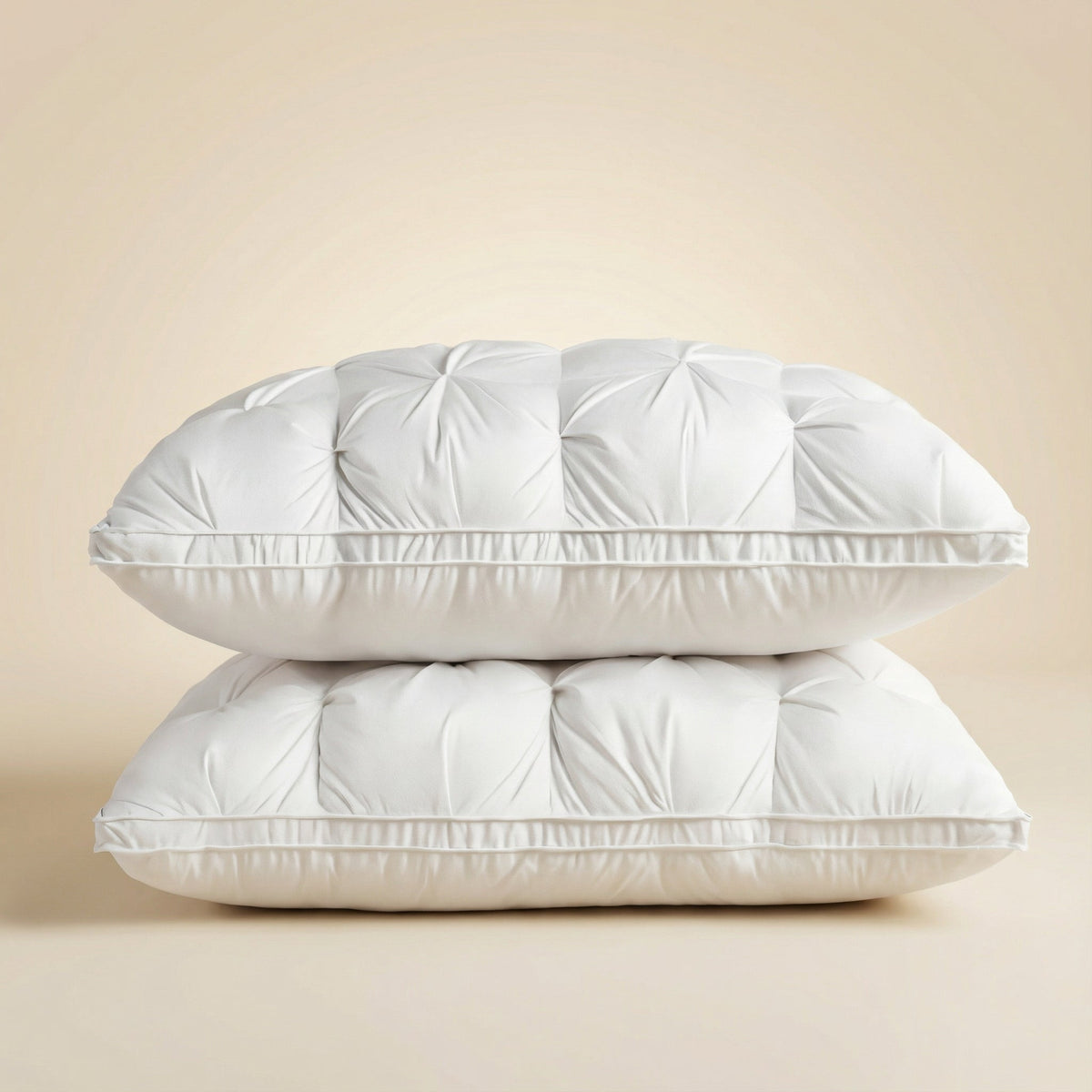 Down pillow 100% goose down breathable cotton cover 48x74cm shape-retaining