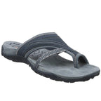 Women orthopedic slip-on slippers with arch support and honeycomb cushioned footbed