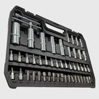 108-piece ratchet socket set chrome vanadium with 1/2 and 1/4 inch drive and Torx sockets