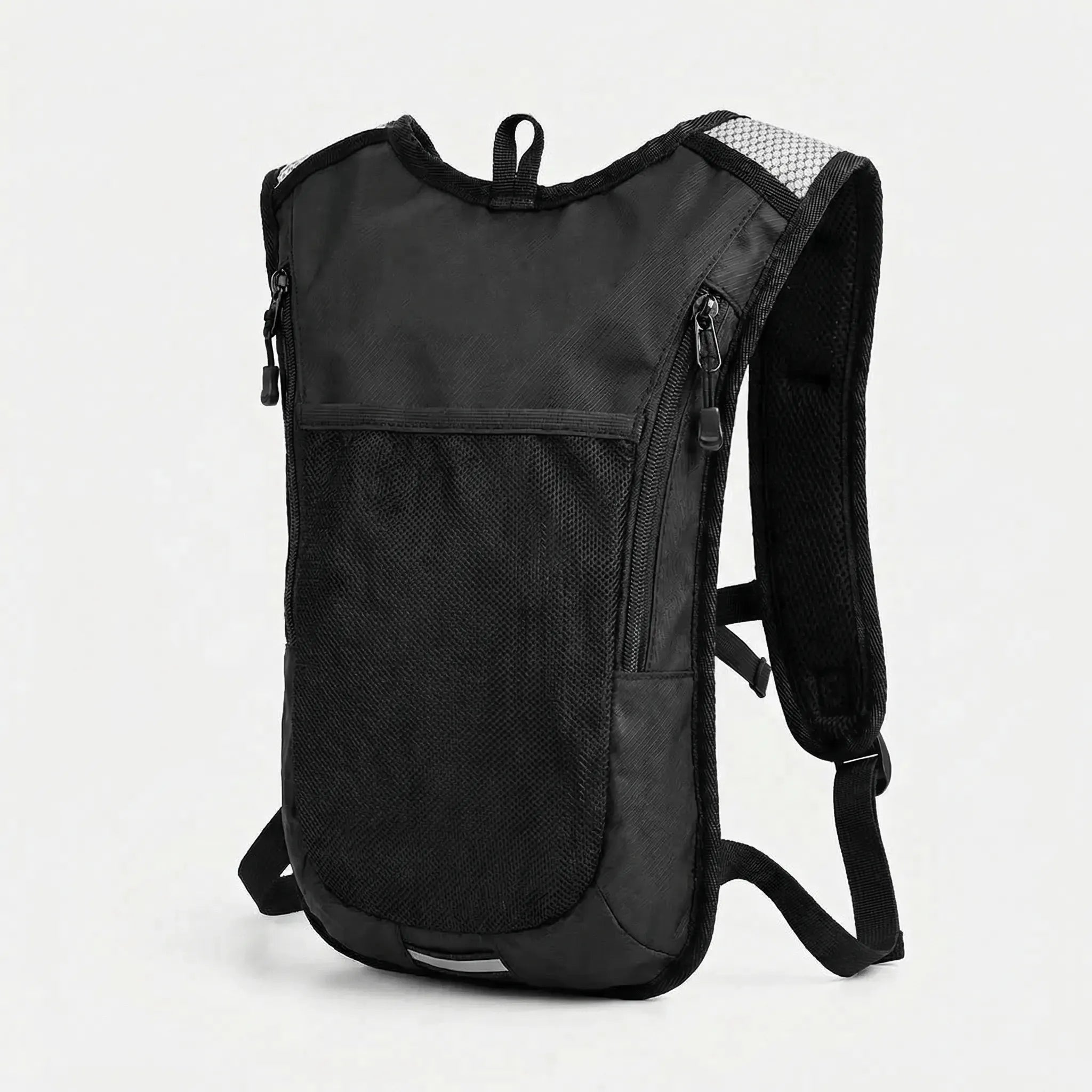 Cycling hydration backpack 10L black, water bladder compatible, scratch-resistant