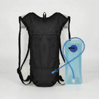 Cycling hydration backpack 10L black, water bladder compatible, scratch-resistant