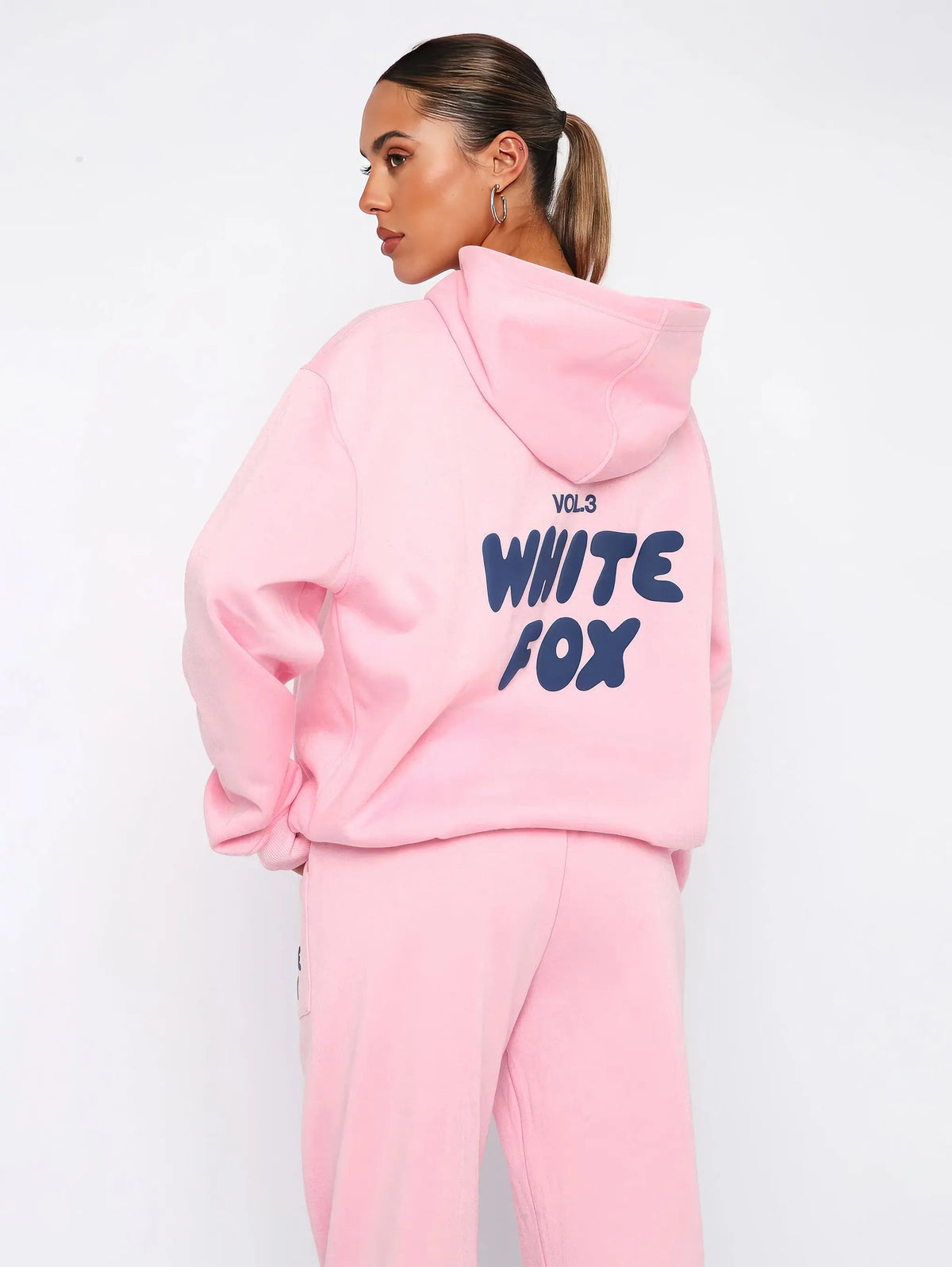 Women's oversized hoodie set with matching jogger pants, casual lounge wear
