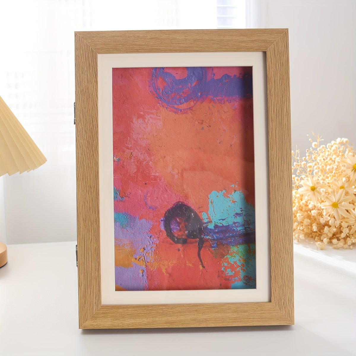 Children's art frame A4 front-opening flip frame for school artwork and paintings