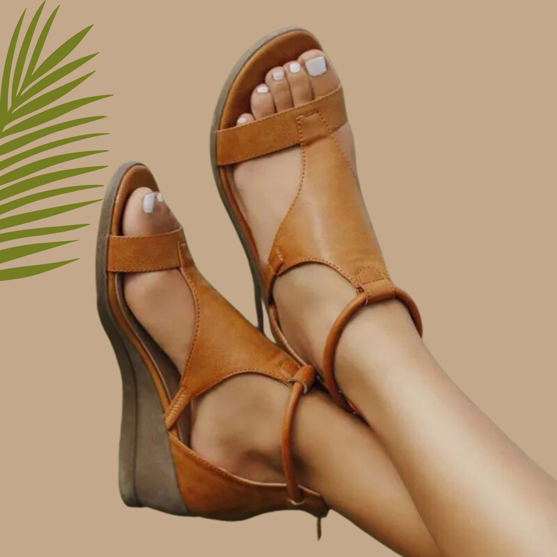 Women's orthopedic sandals with arch support, gel cushioning and wide fit