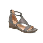 Women's orthopedic wedge sandals with 5cm heel and open toe, arch support insole