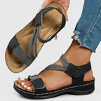 Women arch support sandals podiatrist designed with 3-arch sole