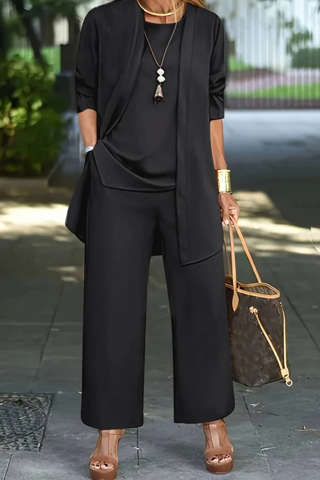 Women 3 piece formal set tailored coordinated outfit