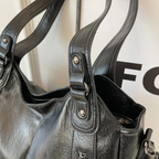 Women's vegan leather shoulder bag crossbody, multiple pockets everyday handbag