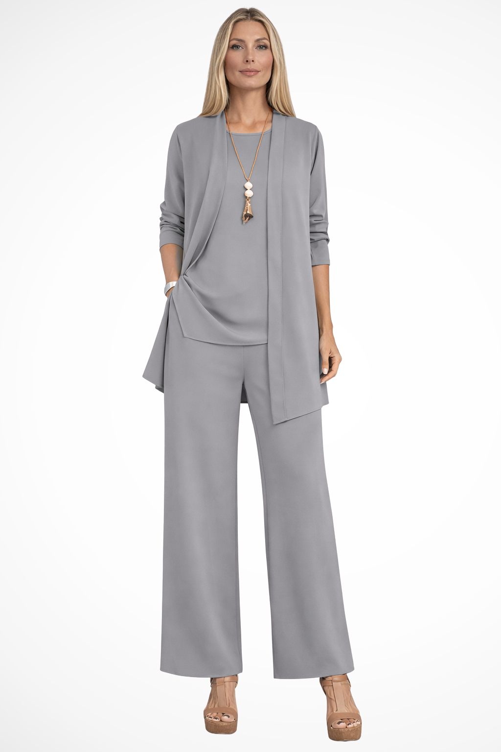 Women 3 piece formal set tailored coordinated outfit