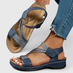 Women arch support sandals podiatrist designed with 3-arch sole