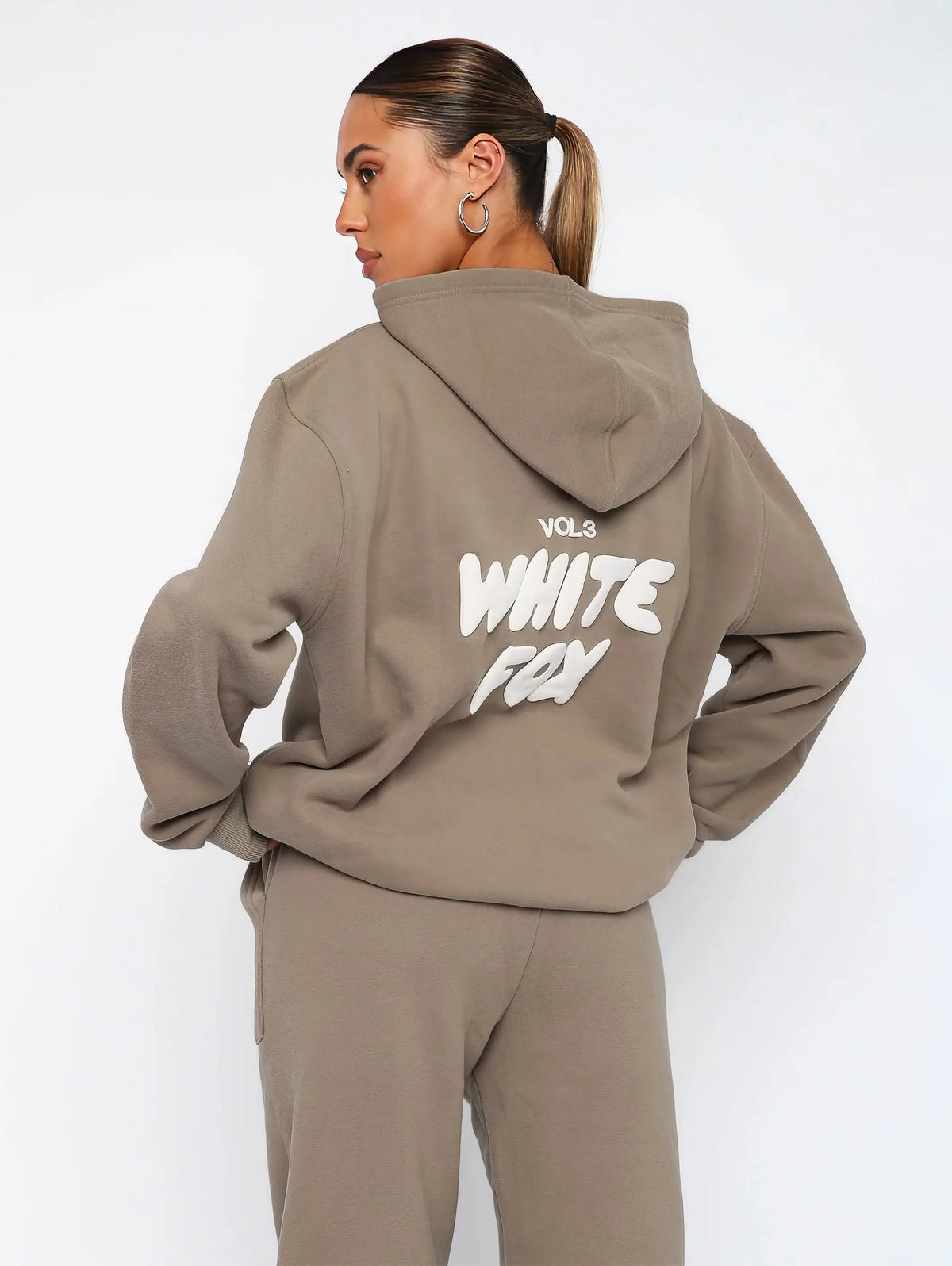 Women's oversized hoodie set with matching jogger pants, casual lounge wear