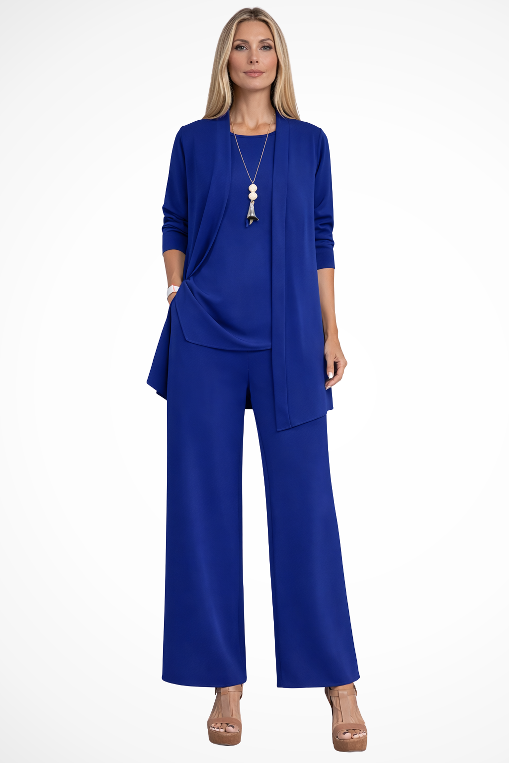 Women 3 piece formal set tailored coordinated outfit