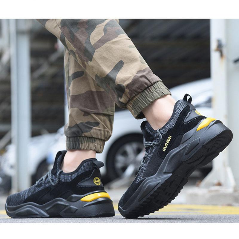 Safety work shoes anti-smash anti-puncture non-slip lightweight unisex