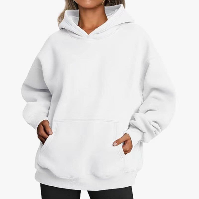 Women lightweight cotton hoodie with sunset graphic print relaxed fit