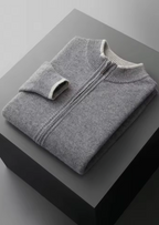 Men's Merino Wool Lounge Tracksuit | Zip Up, Two Tone