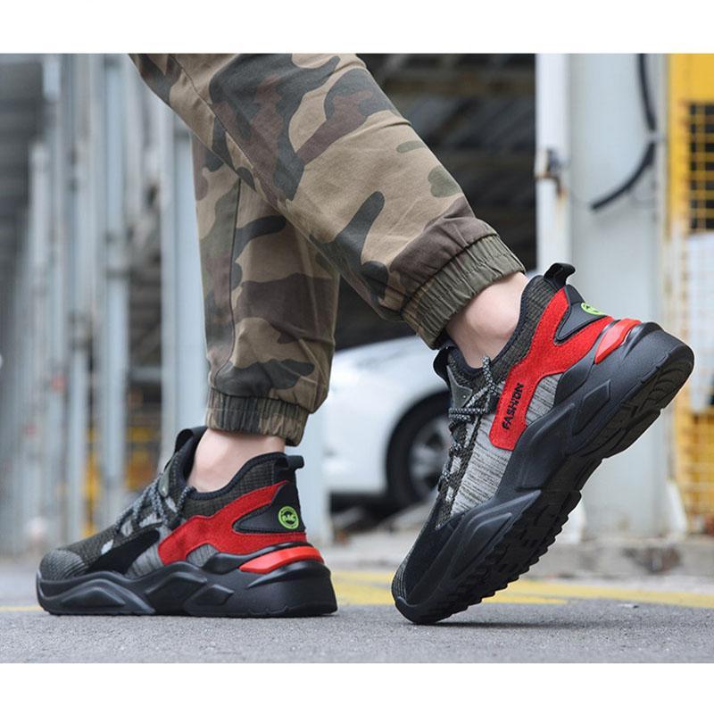 Safety work shoes anti-smash anti-puncture non-slip lightweight unisex
