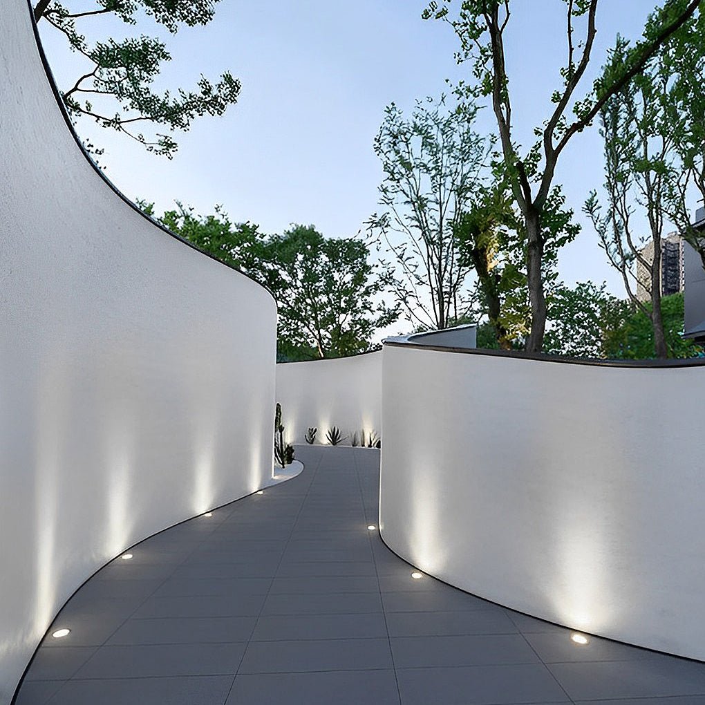 LED recessed deck stair lights outdoor 16-piece set IP67 waterproof stainless steel