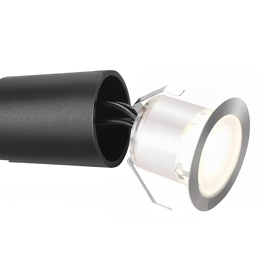 LED recessed deck stair lights outdoor 16-piece set IP67 waterproof stainless steel