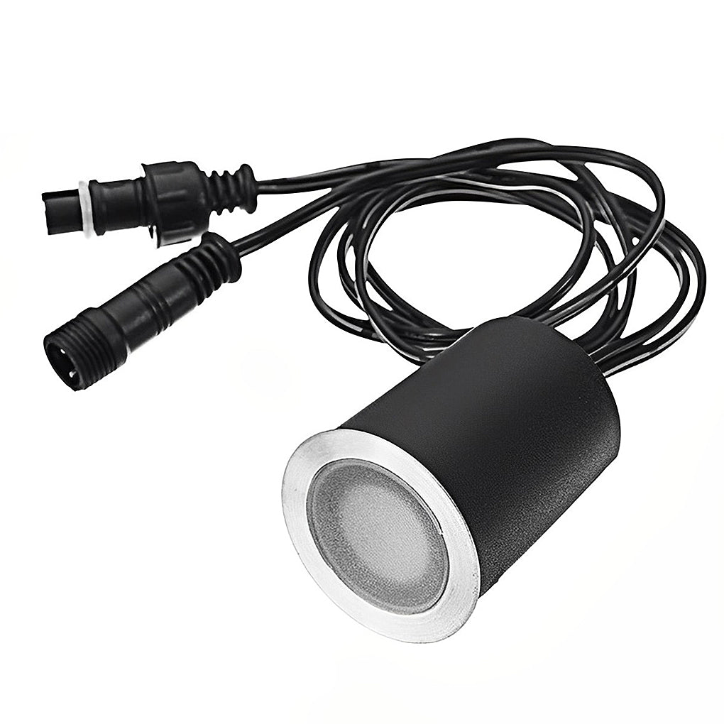 LED recessed deck stair lights outdoor 16-piece set IP67 waterproof stainless steel