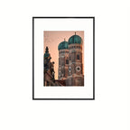 Black rectangular photo frame for wall and table display, classic design