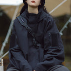 Women water repellent windbreaker jacket lightweight wind resistant