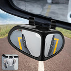 HD blind spot mirrors for cars, 360° adjustable wide-angle oval lens, 2-pack universal fit