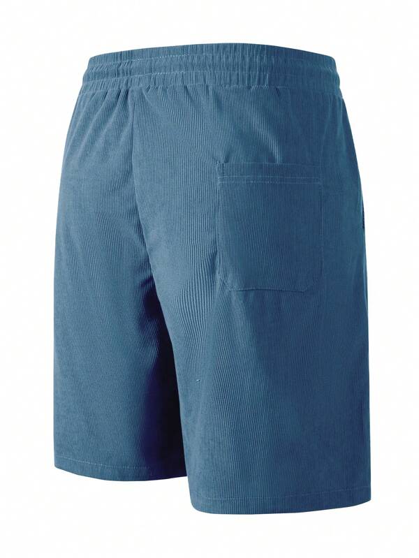 Men's casual drawstring shorts relaxed fit for summer