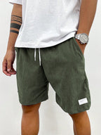 Men's casual drawstring shorts relaxed fit for summer