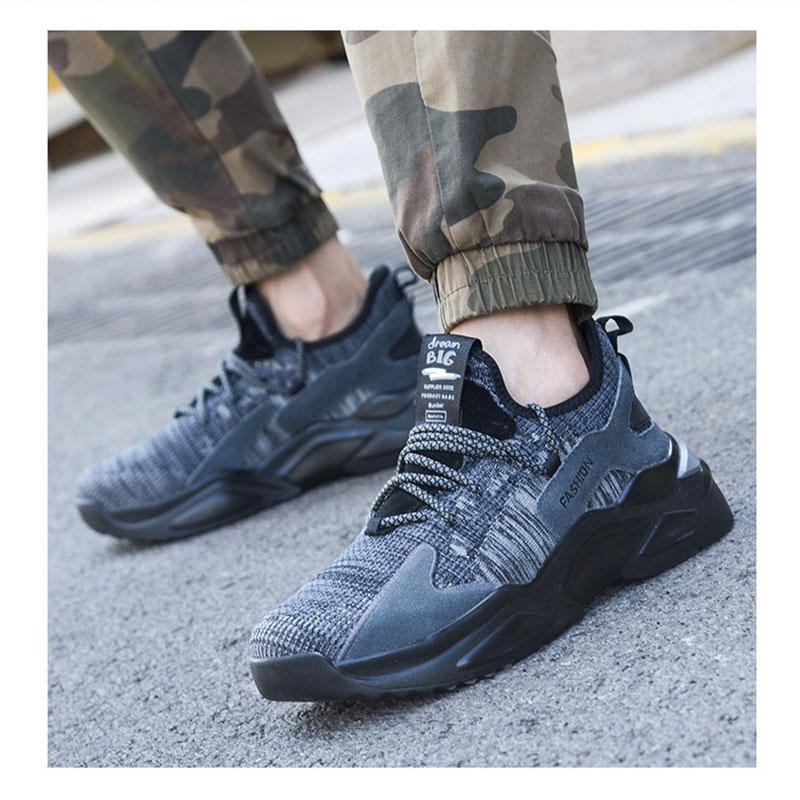 Safety work shoes anti-smash anti-puncture non-slip lightweight unisex